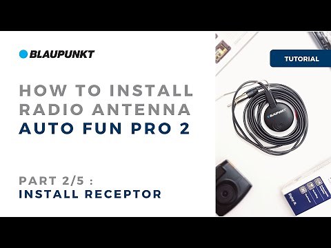 Auto Fun Pro 2 Installation Part 2/5 - Blaupunkt Radio Antenna