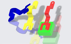 Creo7.0多主体视频教程之钣金设计凸模成型特征应用实例