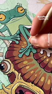 3.8M views · 5.5K reactions | @_chrisartist_ is the queen of whimsy!! | BuzzFeed Video | Facebook