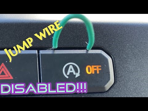 Ford F-150 Auto Start Stop Disabled permanent bypass override Simple,Easy, Free! Jump Wire