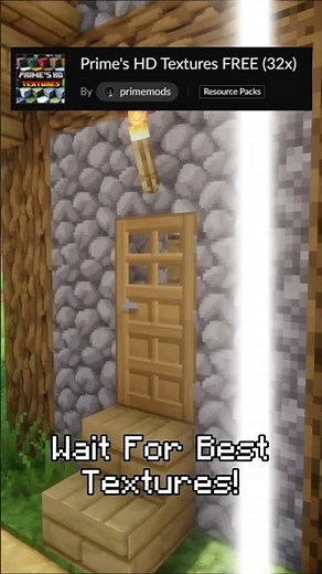 Minecraft Best Resource Packs! (Prime's HD Textures) #minecraft #minecraftrealistic #resourcepack