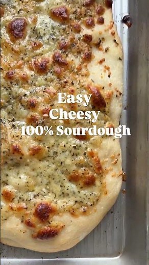 Cheesy Sourdough Breadsticks