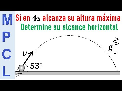 1 MPCL (Movimiento Parabólico) - Problema resuelto (cálculo del alcance horizontal) - FISICA