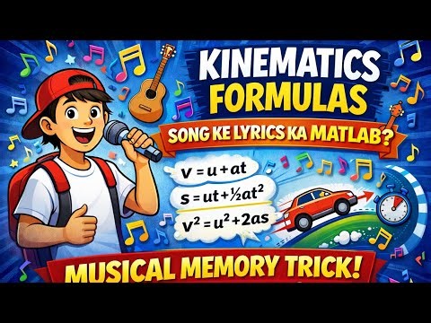 Kinematics Formula Song| Lyrics Explained
