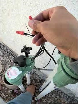 How to wire irrigation valves #irrigation #valves #diy #homeowners