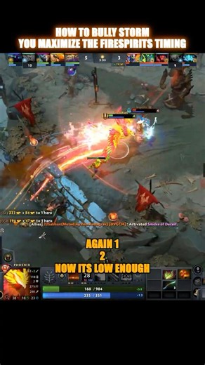 How To BULLY Storm Spirit 🔥 Max Your Fire Spirits Timing #dota2 #stormspirit #phoenix #phoenixmid