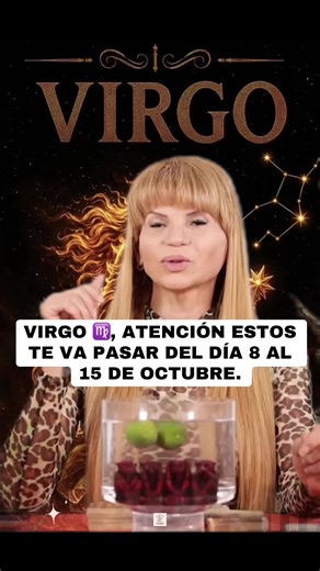 Virgo ♍️: Atención, lo que te pasará del 8 al 15 de Octubre