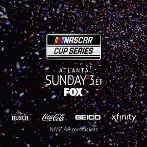 197 reactions · 25 shares | Tune in this Sunday to see your favorite NASCAR Cup Series drivers take on Atlanta Motor Speedway! Sunday | 3 ET | FOX | NASCAR | Facebook