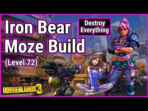 Iron Bear Moze (Busted Level 72 Build) | Save File | Mayhem 11 | Borderlands 3