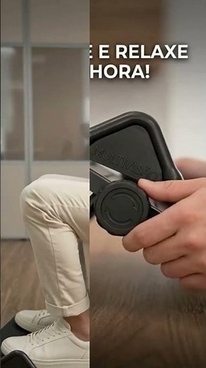 🔥 Acabe com o Desconforto! Apoio para Pés com Regulagem de Inclinação 🦶😱