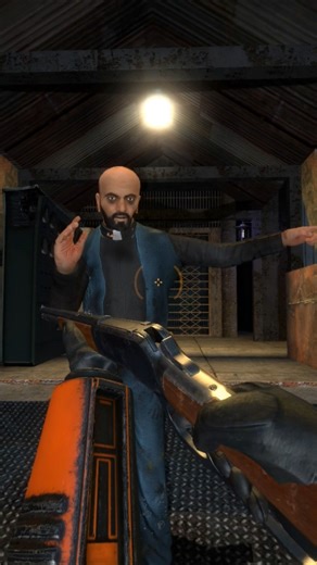 Father Grigori gives his Annabelle to Gordon Freeman #halflife2 #darkinterval #raisingthebar #gmod