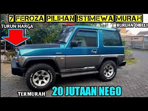 HARGA DAIHATSU FEROZA BEKAS MURAH TERENDAH HANYA 20 JUTAAN NEGO