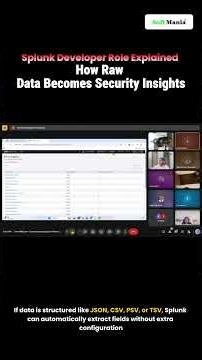 Splunk Developer Role Explained | How Raw Data Becomes Security Insights