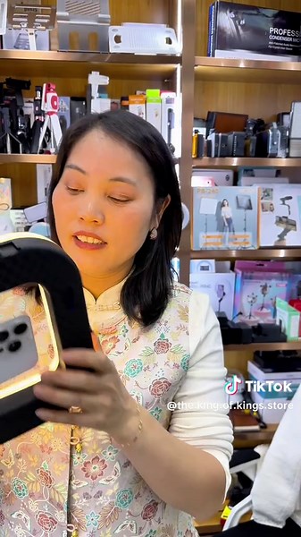 LED Ring Light for Phone and Camera Setup