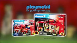 PLAYMOBIL to the rescue! With the Take Along Fire Station, get ready for action and adventure this holiday season. #PlaymobilFireRescue | Playmobil