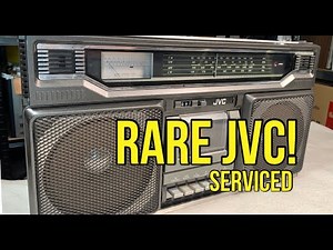 JVC Boombox RC-636LB. How to Change the Belts.Faulty Cassette.New Pinch Roller.Radio Cassette Repair