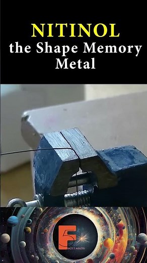 Nitinol, the Shape Memory Metal #funfacts #science