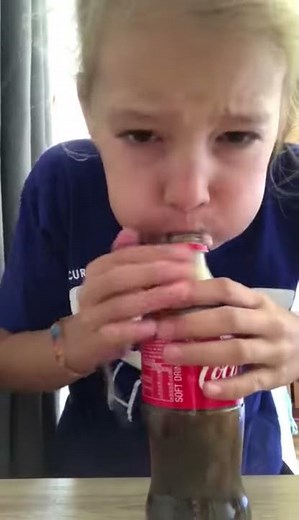 This Girl Had An Insane Mentos-coke Explosion Coming Out Of Her Nostrils