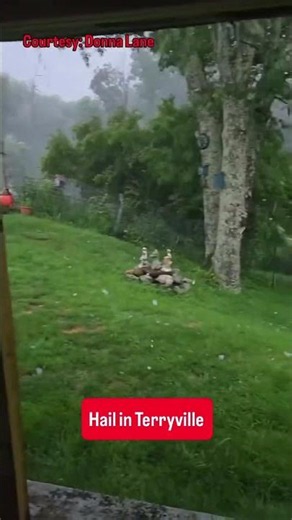 Check out this video of hail during Saturday night’s storm in Terryville