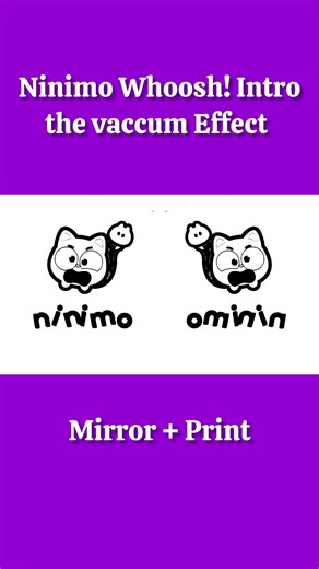 Ninimo Whoosh! Intro The Veccum Intro Effect Fun Revision