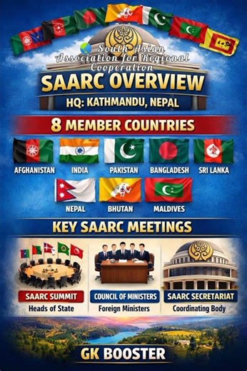 SAARC – South Asian Association for Regional Cooperation | Countries, Full Form & Facts