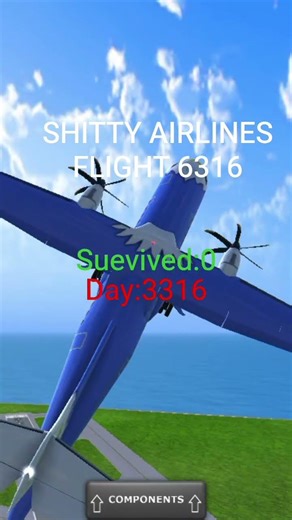 Shitty airline flight 6316 turboprop flaighet simulatort