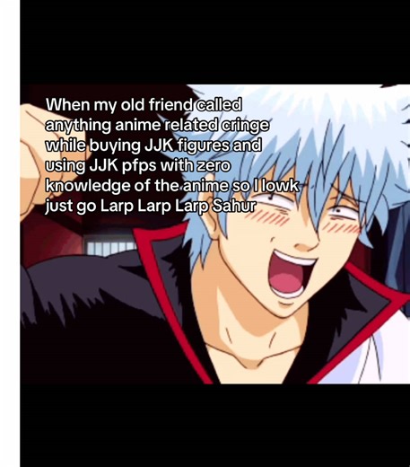 Sht post yes I know what Larp means #fyp #jjk #giftok