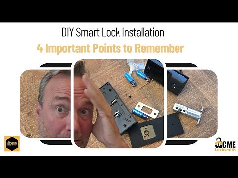 How to Install a Keyless Door Lock | Smart Lock Install Demo