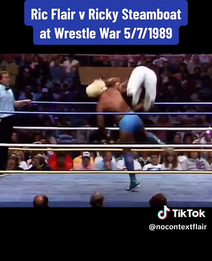 Ric Flair vs Ricky Steamboat Wrestle War Match Anniversary