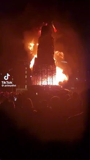 Celebrating the 12th of July in Sandy Row, Belfast