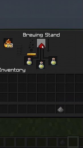 Minecraft How To Make Jump Boost Potion #minecraft #mineceaftshorts