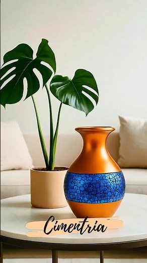 COMO FAZER VASOS DECORATIVOS PASSO A PASSO.
