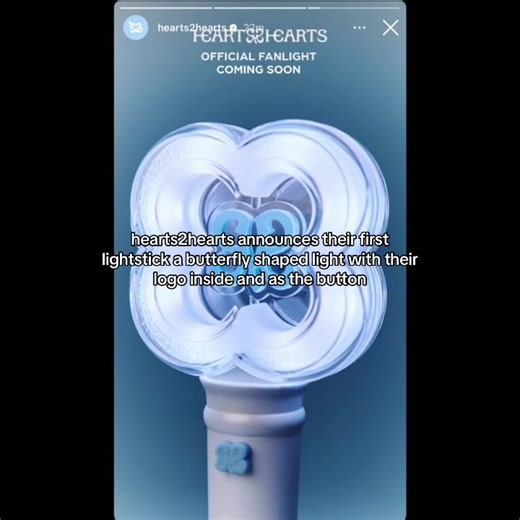 Exciting New Butterfly Lightstick for Hearts2Hearts