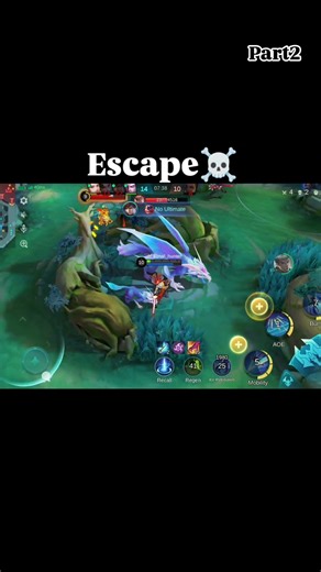 LANCELOT escape Moment | luck or skill?😶 #lance #ml