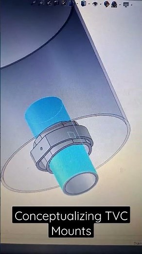 Thrust Vector Control Mechanism Design | Model Rocketry | OpenRocket #3dprinting #rocket #spacex