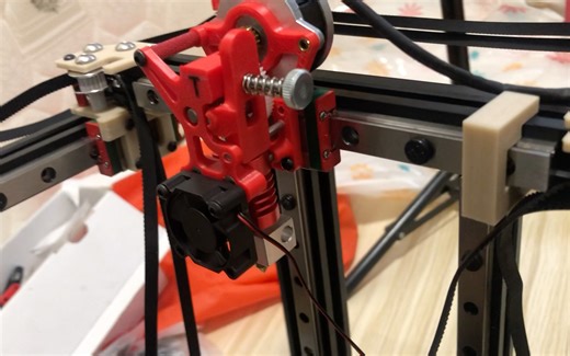 线轨corexy组装日记04——挤出端（超轻挤出、加热一体化）