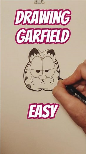 HOW TO Draw Garfield EASY #drawing