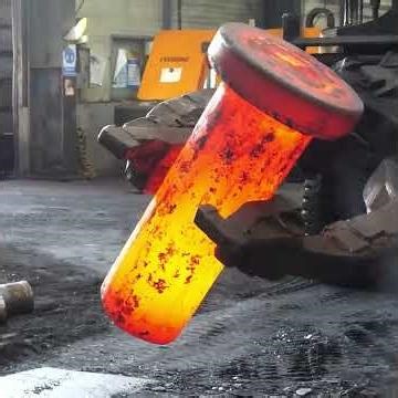 👉 Insane Steel Forging! Wind Turbine Main Shaft Manufacturing Process in Korea 🚀