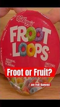 Did Froot Loops Used to be Called Fruit Loops?