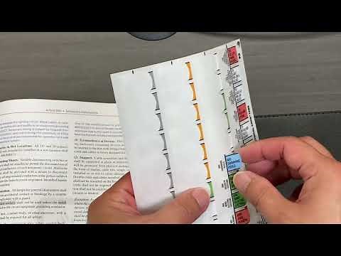 How to Apply Tabs in an NFPA 70 Handbook