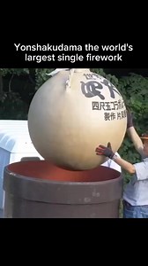 The world's largest single firework