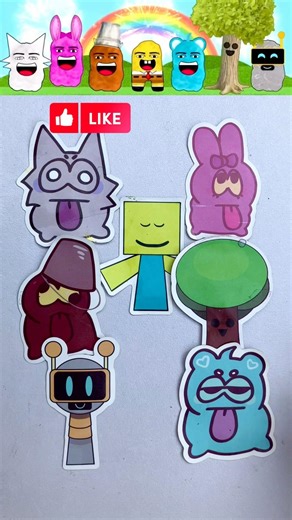 Incredibox Sprunki - Nuggets Edition (Mod) color mixing #incredibox #sprunki #satisfying #nuggets