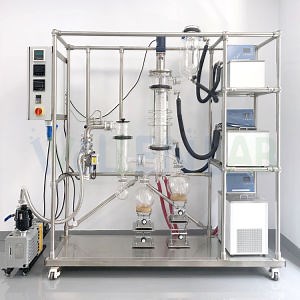 [Hot Item] Automatic Thin Wiped Film Short Path Herb Oil Extraction Cannibis Distillation Machine