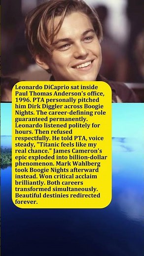 Leonardo DiCaprio Refused Boogie Nights for Titanic—One Call Changed Mark Wahlberg's Entire Life
