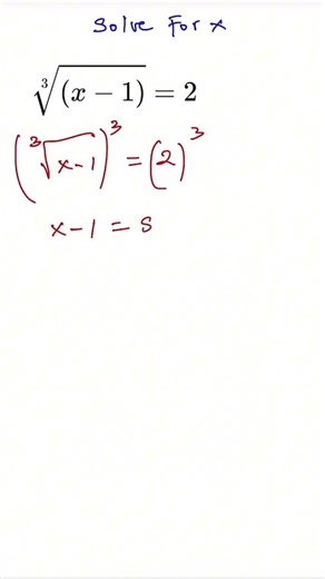 How to Solve Radical Equations? #maths #algebra