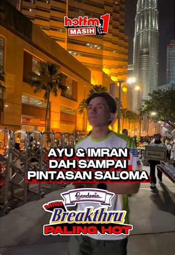 @iJeebster first time berada dekat Pintasan Saloma untuk bagi Roti Gardenia Breakthru 😱😱 Misi Gardenia Breakthru Paling Hot! Cabaran bersama penyampai Hot FM berjalan sambil on-air tanpa henti bermula dari Bangsar ke Ampang Kuala Lumpur sepanjang hari ini! @gardenia_kl #MisiGardeniaBreakthru #HotFMNo1 #HotFM #BekpesHot #TerbaikSentiasaHangat