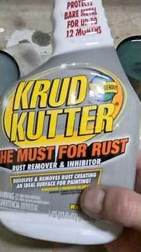 Krud Kutter is 🔥 FIRE 🔥 for non-toxic rust removal! #krudkutter #rustremoval