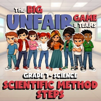 Scientific Method Steps BIG UNFAIR GAME - No Prep Grade 7 Science Review