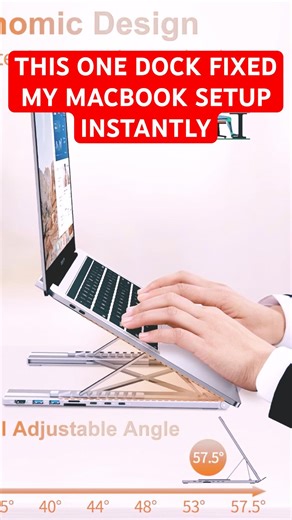 This USB-C Dock Changed My MacBook Game #gadget #macbook #setup