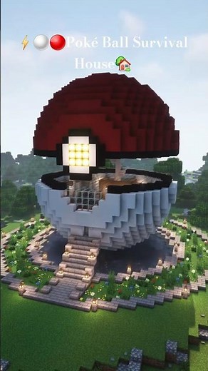 Minecraft Tutorial | Poké ball Survival House